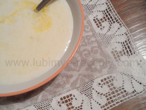 Белорусская кухня. Молочный суп или Затирка.